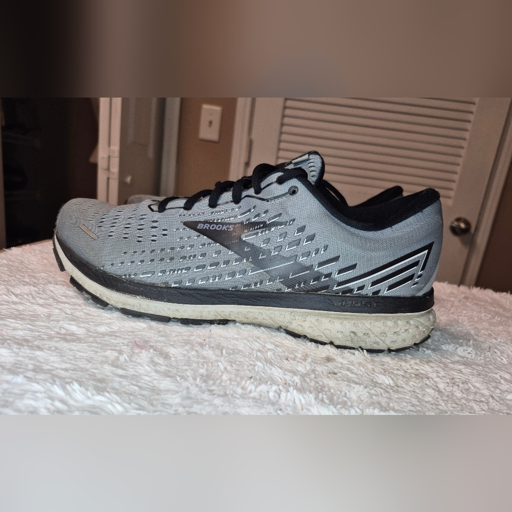 Brooks Black and Gray Athletic Shoes